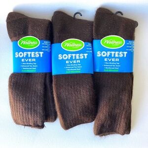 Wellness by Surratt Softest Ever Brown Socks | Mens dress socks | Set of 3
